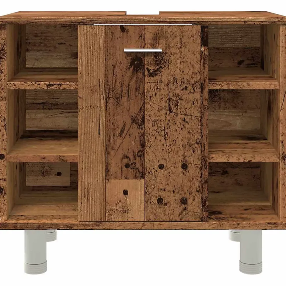 Vidaxl Armoire de salle de bain vieux bois 60x32x53,5 cm