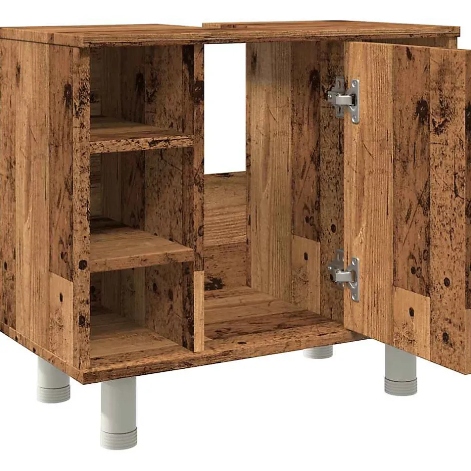 Vidaxl Armoire de salle de bain vieux bois 60x32x53,5 cm