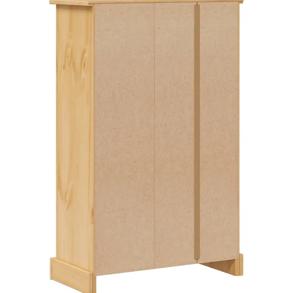 Vidaxl Armoire de salle de bain Corona 70x33x110 cm bois de pin massif