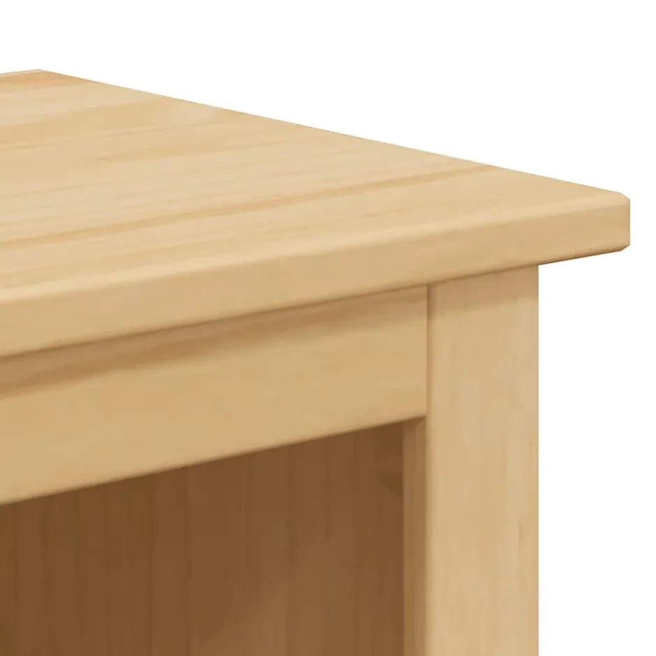 Vidaxl Armoire de salle de bain Corona 70x33x110 cm bois de pin massif