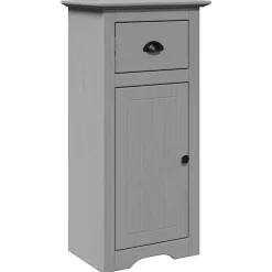 Vidaxl Armoire de salle de bain BODO gris 44x30x90 cm* Meuble Wc
