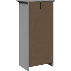Vidaxl Armoire de salle de bain BODO gris 44x30x90 cm* Meuble Wc