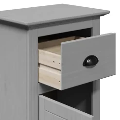 Vidaxl Armoire de salle de bain BODO gris 44x30x90 cm* Meuble Wc