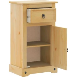 Vidaxl Armoire de salle de bain Corona 45x33x80 cm bois de pin massif* Meuble Wc