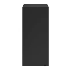 GoodHome Armoire de salle de bains noir mat l.40 x H.90 x P.36 cm, Imandra