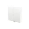 GoodHome Armoire de salle de bains faible profondeur blanc brillant l.60 x H.60 x P.15 cm, Imandra