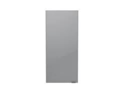 GoodHome Armoire de salle de bains gris brillant l.40 x H.90 x P.36 cm, Imandra* Colonne De Salle De Bains|Meuble De Salle De Bains Faible Profondeur