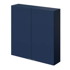 GoodHome Armoire de salle de bains faible profondeur bleu nuit mat l.60 x H.60 x P.15 cm, Imandra