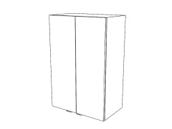 GoodHome Armoire de salle de bains gris brillant l.60 x H.90 x P.36 cm, Imandra* Armoire De Salle De Bains