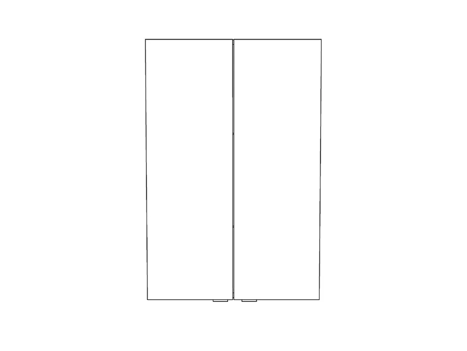 GoodHome Armoire de salle de bains faible profondeur effet chêne l.60 x H.90 x P.15 cm, Imandra