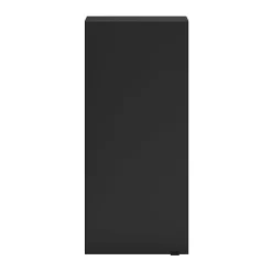 GoodHome Armoire de salle de bains faible profondeur noir mat l.40 x H.90 x P.15 cm, Imandra* Meuble Wc|Colonne De Salle De Bains