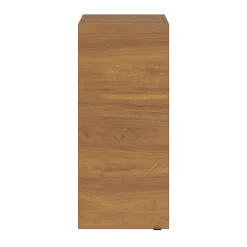 GoodHome Armoire de salle de bains effet noyer l.40 x H.90 x P.36 cm, Imandra