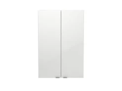 GoodHome Armoire de salle de bains faible profondeur blanc brillant l.60 x H.90 x P.15 cm, Imandra* Meuble Wc|Armoire De Salle De Bains
