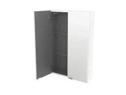 GoodHome Armoire de salle de bains faible profondeur blanc brillant l.60 x H.90 x P.15 cm, Imandra* Meuble Wc|Armoire De Salle De Bains