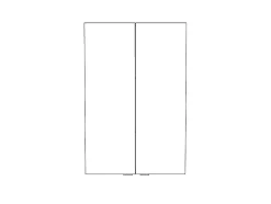 GoodHome Armoire de salle de bains faible profondeur blanc brillant l.60 x H.90 x P.15 cm, Imandra* Meuble Wc|Armoire De Salle De Bains