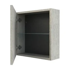 Cooke & Lewis Armoire de salle de bains effet chêne clair l.50 x H.50 x P.17 cm, Calao