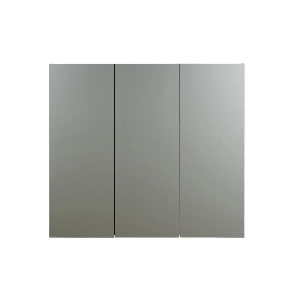 Calicosy Armoire de toilette 3 portes miroir L90 cm - PUREBLISS* Etagère Salle De Bains