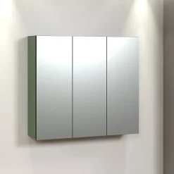 Calicosy Armoire de toilette 3 portes miroir L90 cm - PUREBLISS