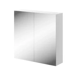 Armoire de toilette 2 portes miroir l.55 x H.54 x P.14,6 cm, Opah* Armoire De Toilette