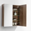 Stano Armoire de toilette bloc-miroir SIENA largeur 60 cm noyer