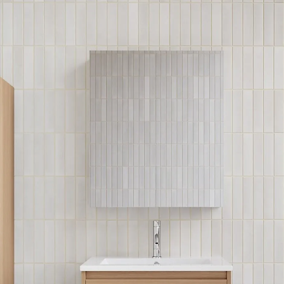 Stano Armoire de toilette bloc-miroir FORTINA largeur 60 cm chêne clair* Armoire De Toilette