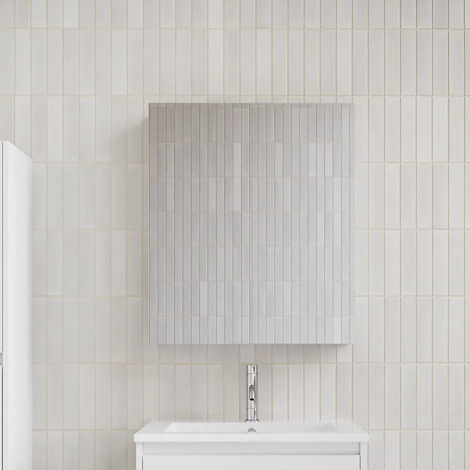 Stano Armoire de toilette bloc-miroir FORTINA largeur 60 cm blanc* Armoire De Toilette