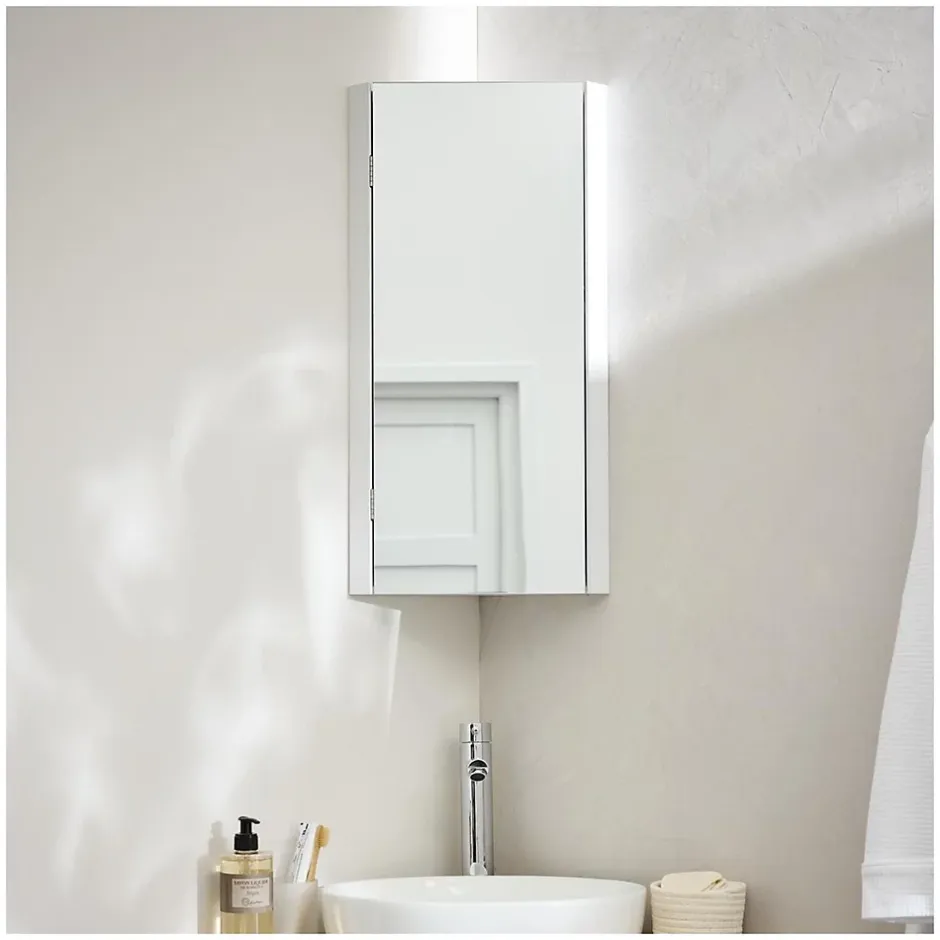 Mob-In Armoire de toilette d'angle CLEO