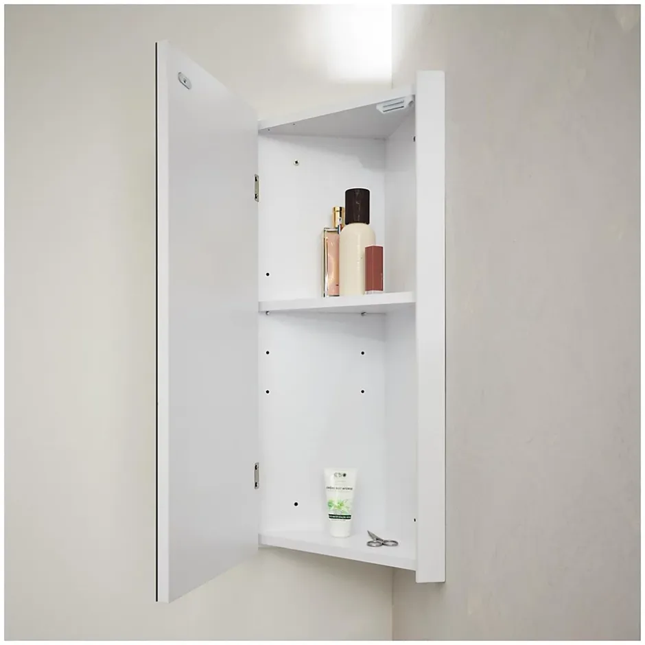 Mob-In Armoire de toilette d'angle CLEO