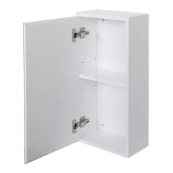 Mob-In Armoire de toilette d'angle avec miroir WILL* Meuble De Salle De Bains Faible Profondeur|Armoire De Toilette