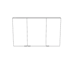 GoodHome Armoire de toilette miroir l.100 x H.60 x P.15 cm, Imandra* Armoire De Toilette