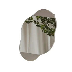 Pier Import Armoire de toilette organique taupe 1 miroir CODY* Armoire De Salle De Bains