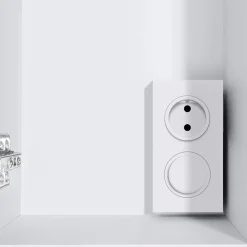 Ml-Design Armoire de toilette salle de bain avec miroir et LED 72,4x72x15 cm