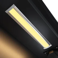 Sirhona Armoire de toilette Etagère de Rangement 65x60cm+Touch+LED Température Tri-Couleur+ Anti-buée+Prise rasoir