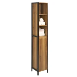 Sobuy Armoire Haute Placard de Rangement, BZR62-PF,* Colonne De Salle De Bains