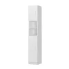 Ml-Design Armoire haute salle de bain colonne blanc MDF 30x190x25 cm