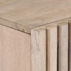 Vidaxl Armoire lavabo de bain 62x34x58 cm bois massif de manguier