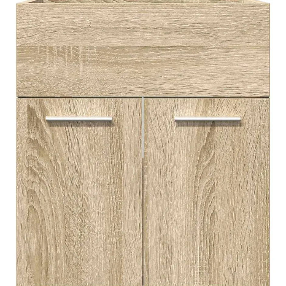Vidaxl Armoire lavabo de salle de bain chêne sonoma 41x38,5x46 cm* Meuble Wc