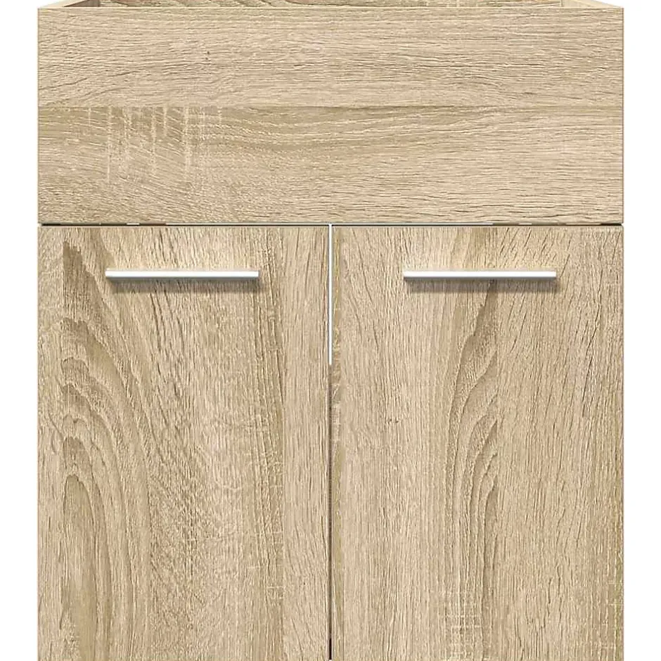 Vidaxl Armoire lavabo de salle de bain chêne sonoma 41x38,5x46 cm* Meuble Wc