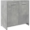 Vidaxl Armoire lavabo de salle de bain gris béton 60x33x60 cm* Meuble Wc