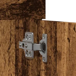 Vidaxl Armoire lavabo de salle de bain vieux bois bois d'ingénierie