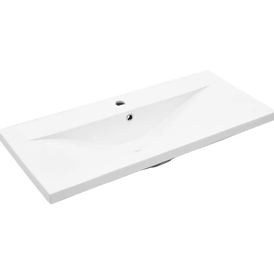 Vidaxl Armoire lavabo de salle de bain et bassin intégré chêne sonoma