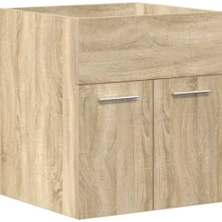 Vidaxl Armoire lavabo de salle de bain et vasque et robinet intégrés* Meuble Wc
