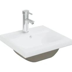 Vidaxl Armoire lavabo de salle de bain et vasque et robinet intégrés* Meuble Wc