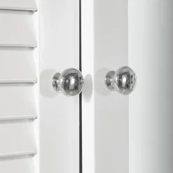 Sobuy Armoire Miroir Meuble Haut de Salle de Bain Armoire Suspendue, BZR55-W,