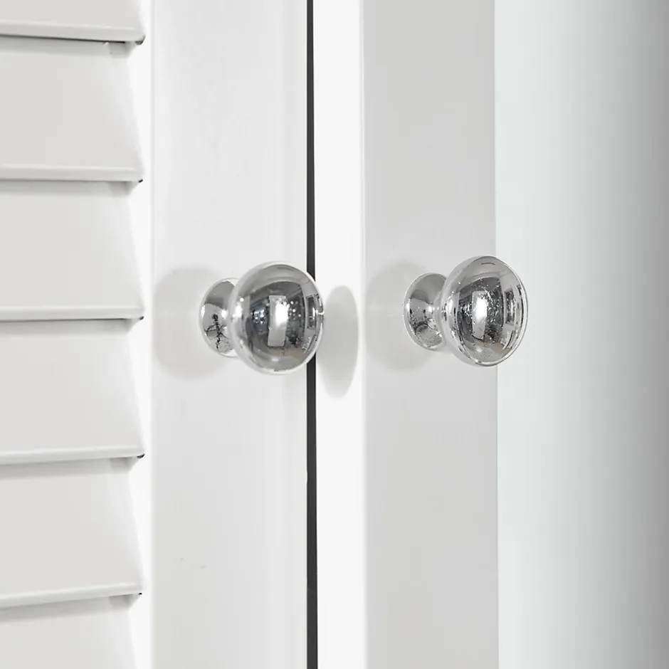 Sobuy Armoire Miroir Meuble Haut de Salle de Bain Armoire Suspendue, BZR55-W,