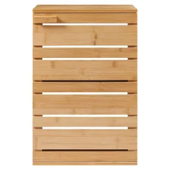 [En.Casa] Armoire murale de salle de bain Epind bambou 50 x 33 x 20 cm naturel