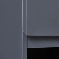 [En.Casa] Armoire murale de salle de bain Overath 60 x 30 x 30 cm gris en.casa* Armoire De Toilette
