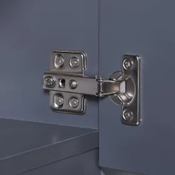 [En.Casa] Armoire murale de salle de bain Overath 60 x 30 x 30 cm gris en.casa* Armoire De Toilette