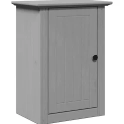 Vidaxl Armoire murale de salle de bain BODO gris 44x30x60 cm* Meuble Wc