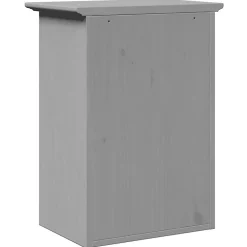 Vidaxl Armoire murale de salle de bain BODO gris 44x30x60 cm* Meuble Wc